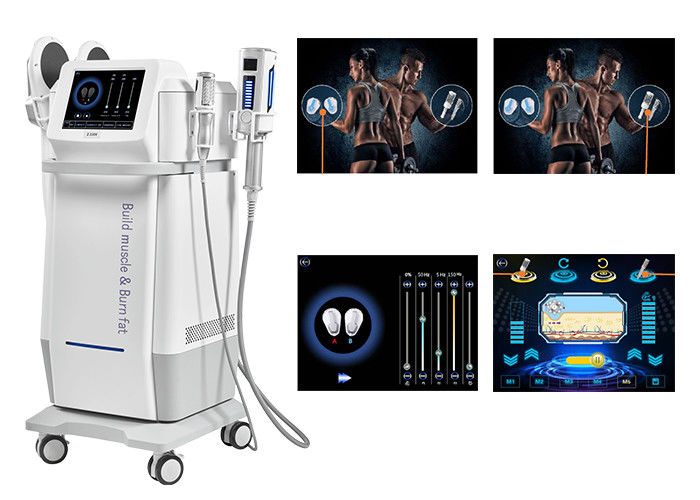Punhos portáteis do Stimulator 4 do músculo da máquina do emagrecimento do corpo do EMS para o anúncio publicitário