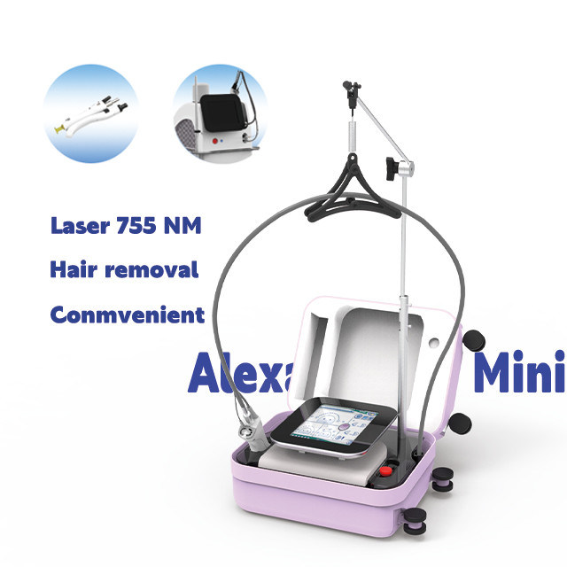 Laser de Diodo Alexandrite Mini de 755nm com Tela Sensível ao Toque Inteligente para Fácil Operação na Indústria da Beleza