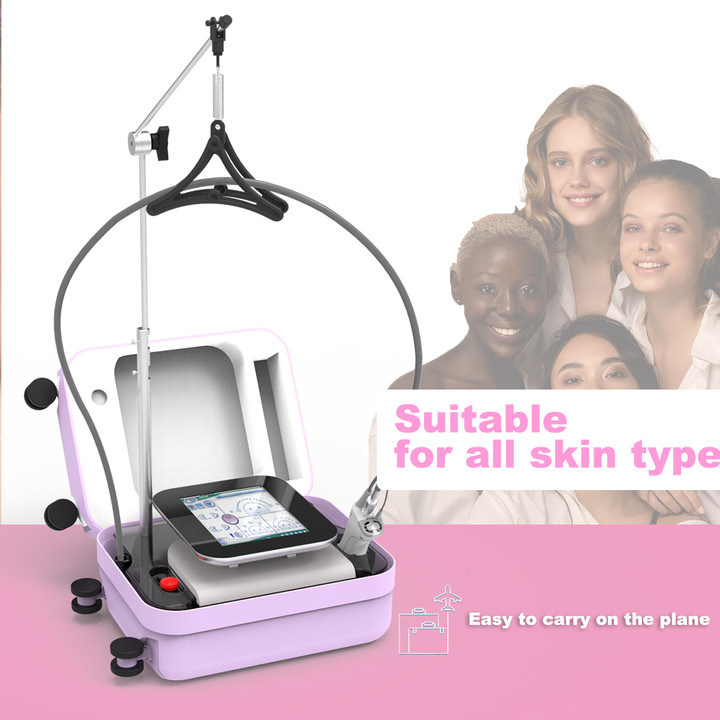 Equipamento de Beleza Portátil Mini Alexandrite Smart Touch Parte de Fonte de Alimentação Luz Bison e Fácil 755nm Mini Máquina Alexandrite 755nm Remoção de Pelo a Laser